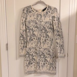 French Connection Angora Rabbit Sweater Dress